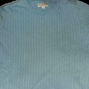 Women's Kim Rogers blue medium sized sweater